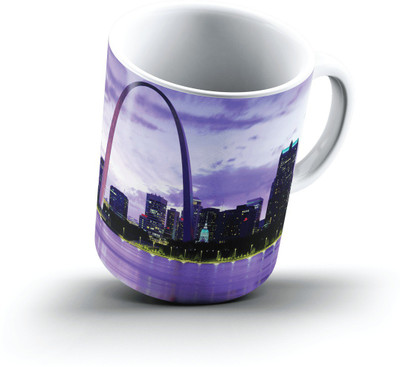 

Ucard Meet Me In St Louis Missouri2478 Bone China, Ceramic, Porcelain Mug(325 ml), Multicolor
