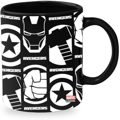 

ORKA Avengers Digital Printed Ceramic Mug(350 ml), Multicolor