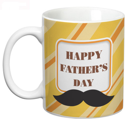 

Prithish Father's Day Design 2 Ceramic Mug(330 ml), Multicolor