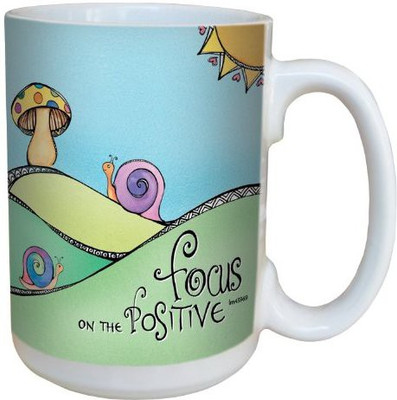 

Tree-Free Greetings Greetings lm43969 Focus by Joanne Fink Ceramic with Full-Sized Handle, 15-Ounce Ceramic Mug(60 ml), Multicolor