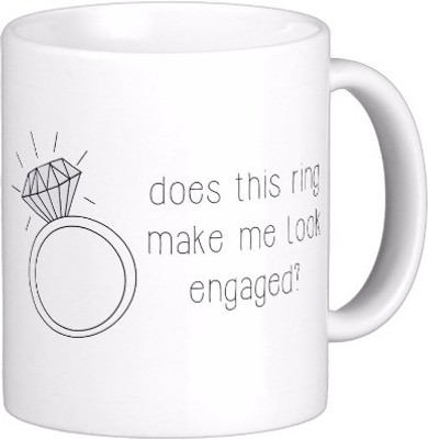 

Exoctic Silver Quoteds ooooo14 Ceramic Mug(300 ml), Multicolor