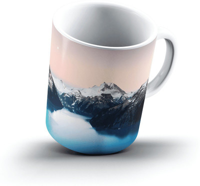 

Ucard Mountainous Terrain Canada2528 Bone China, Ceramic, Porcelain Mug(325 ml), Multicolor