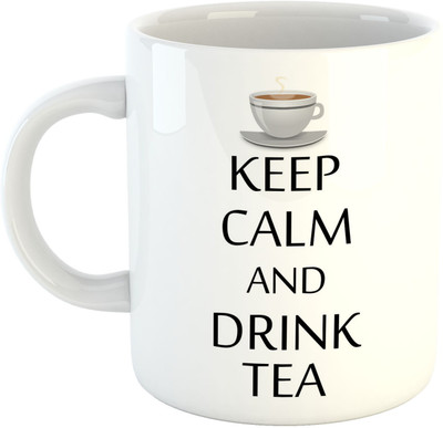 

Deeher Gifts Drink Tea design1 Ceramic Mug(330 ml), Multicolor
