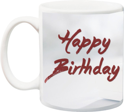 

ME&YOU gift for happy Birthdat;Mammy/Mom/Dad/Father/Sister/Brother/Friend/Anty/Unkal,H B,dayPrinted Ceramic Mug(325 ml), Multicolor