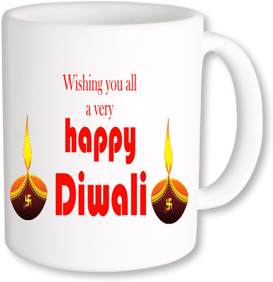 

PhotogiftsIndia Happy Diwali And Deepawali 053 Ceramic Mug(325 ml), Multicolor