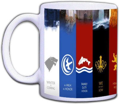 Shopmillions Game of Thrones Ceramic Mug(350 ml)