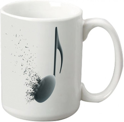 

Maison N Mode Spark Coffee Ceramic Mug(330 ml), Multicolor