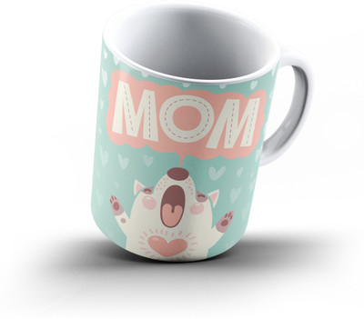 

Ucard Mothers Day703 Bone China, Ceramic, Porcelain Mug(325 ml), Multicolor