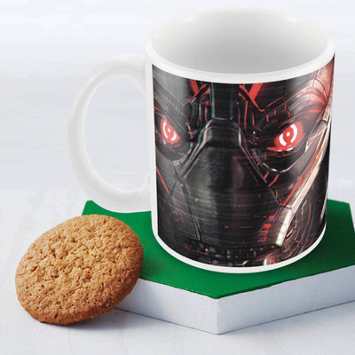 Posterboy Ultron Eyes - Avengers Ceramic Mug(350 ml), Multicolor