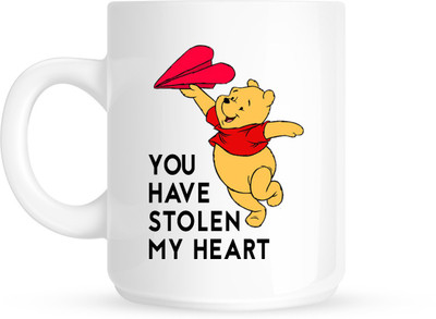 

HuppmeGift Stolen Heart White Ceramic Mug(350 ml)