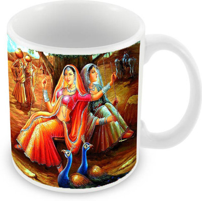 

Sleep Nature's SN-MG-285 Ceramic Mug(350 ml), Multicolor