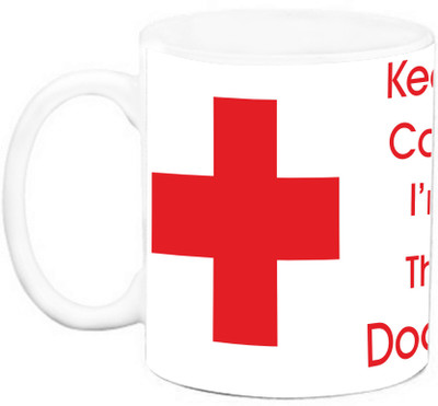 

EFW DOCTORS - KEEP CALM I M THE DOCTOR Ceramic Mug(325 ml), White