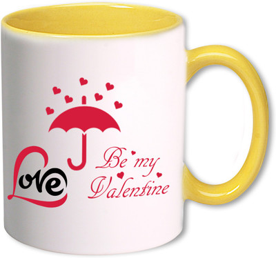 

Heyworlds love be my valentine gifts 03 Ceramic Mug(325 ml), Multicolor