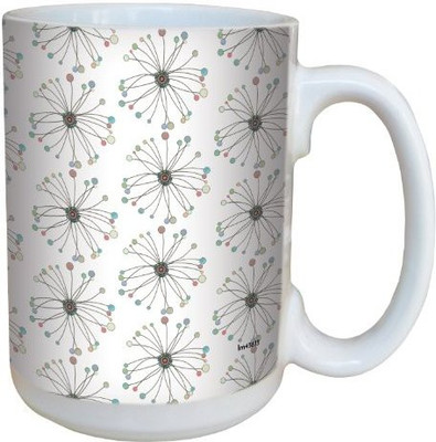 

Tree-Free Greetings Greetings lm43613 Fun Colored Blob Pattern by Shell Rummel Ceramic with Full-Sized Handle, 15-Ounce, Multicolored Ceramic Mug(60 ml), Multicolor