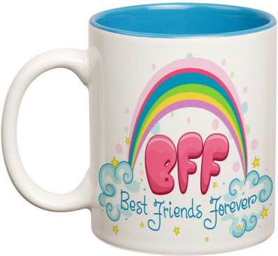 

Prithish Best Friends Forever Double Color Ceramic Mug(330 ml)
