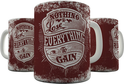 

Shaildha QU08 Ceramic Mug(350 ml), Multicolor
