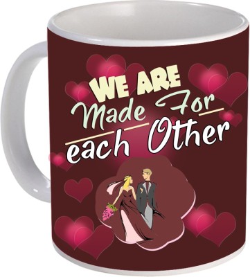 

SKY TRENDS Can't Help Falling in Love mug Best Gift for Valentine's Day, Her, Girlfriend,boy friend,husband, Wife,Birthday, Anniversary,Christmas or Any Holidays Design 041 Ceramic Mug(320 ml), Blue;white