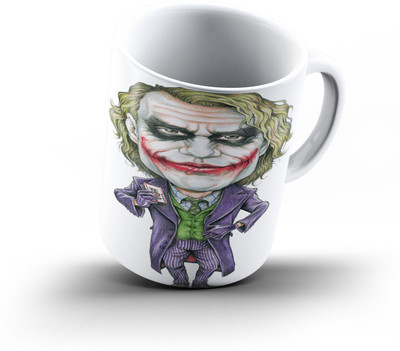 

Ucard Joker Caricature820 Bone China, Ceramic, Porcelain Mug(325 ml), Multicolor
