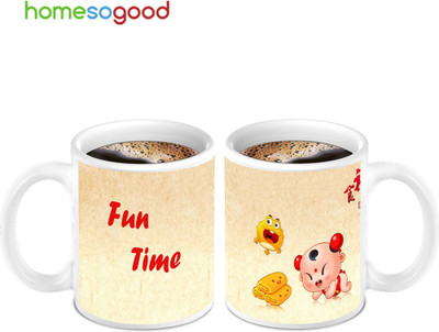 45% OFF on Homesogood Fun Time Cute Coffee (2s) Ceramic Mug(280 ml, Pack of 2) 45% OFF on Homesogood Fun Time Cute Coffee (2s) Ceramic Mug(280 ml, Pack of 2)