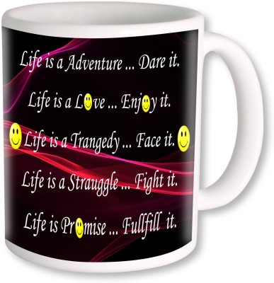 

PhotogiftsIndia motivational quotes 003 Ceramic Mug(325 ml), Multicolor