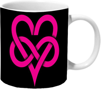 

Mooch Wale Love To Infinity Ceramic Mug(325 ml), Multicolor