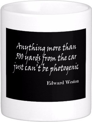 

Exoctic Silver Best Quoted Coffee 00044 Ceramic Mug(300 ml), Multicolor