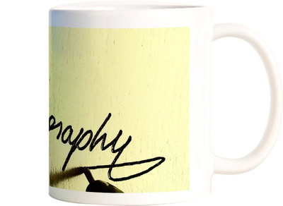 

Rangeele Inkers Photography Text Ceramic Mug(300 ml), Multicolor