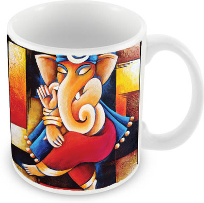 

Sleep Nature's SN-MG-2402 Ceramic Mug(350 ml), Multicolor