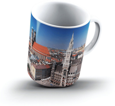 

Ucard Pleasant Day Munich Germany2599 Bone China, Ceramic, Porcelain Mug(325 ml), Multicolor
