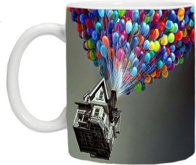 

mahis fashion ballon 49 Ceramic Mug(250 ml), Multicolor