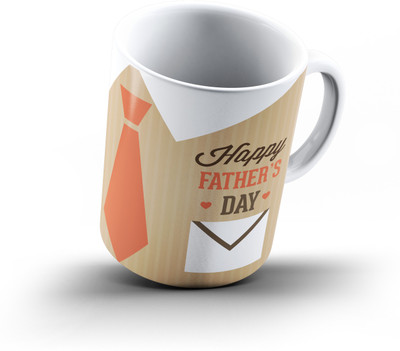 

Ucard Fathers Day474 Bone China, Ceramic, Porcelain Mug(325 ml), Multicolor