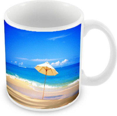 

Sleep Nature's SN-MG-717 Ceramic Mug(350 ml), Blue