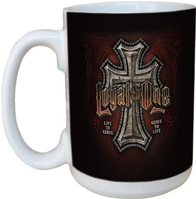 

Tree-Free Greetings Greetings lm44235 Loyal to One Biker Style: Acts 4:12 Ceramic with Full-Sized Handle, 15-Ounce Ceramic Mug(60 ml), Multicolor