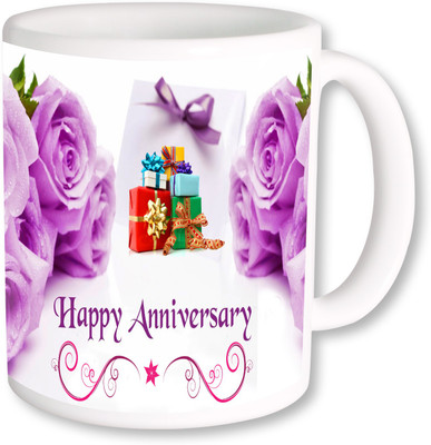 

PhotogiftsIndia Happy Anniversary Gifts 02 Ceramic Mug(325 ml), Multicolor