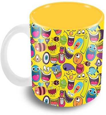 

The Crazy Me TCM_CM18 Ceramic Mug(325 ml), Multicolor