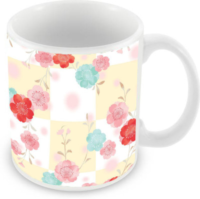 

Sleep Nature's SN-MG-2746 Ceramic Mug(350 ml), Multicolor