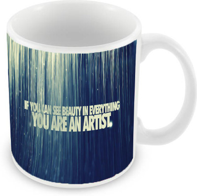 

Sleep Nature's SN-MG-890 Ceramic Mug(350 ml), Multicolor