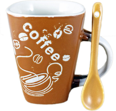 

Babysid Collections Porcelain COFFEE Porcelain Mug(250 ml), Multicolor