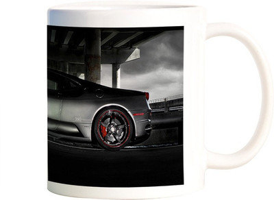 

Rangeele Inkers ferrari 360 Ceramic Mug(300 ml), Multicolor