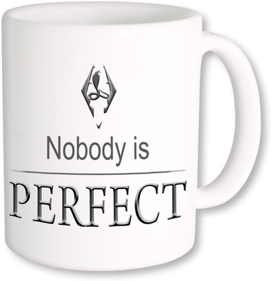 

PhotogiftsIndia Nobody is Perfect_04 Ceramic Mug(325 ml), Multicolor