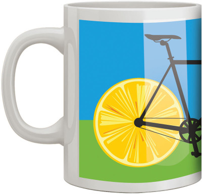 

Dhishkiyaon Cycle Ceramic Mug(350 ml)