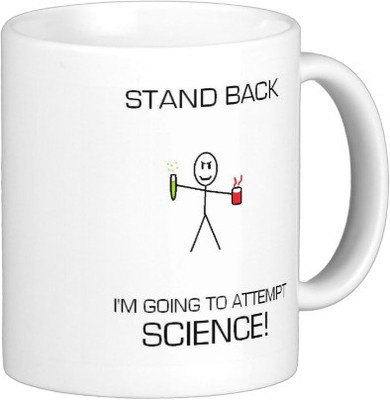 

Exoctic Silver Einstein Speaks A001 Ceramic Mug(350 ml), Multicolor
