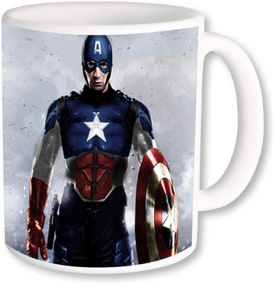 

Heyworlds captain america 01 Ceramic Mug(325 ml), Multicolor