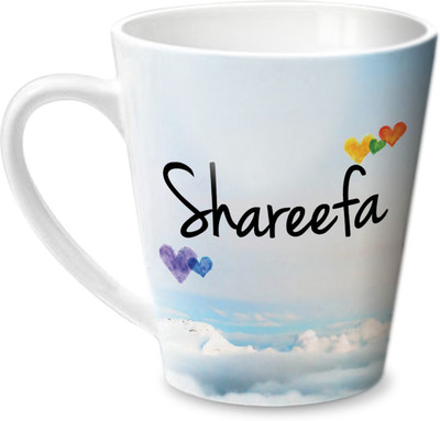 

Hot Muggs Simply Love You Shareefa Conical Ceramic Mug(350 ml)