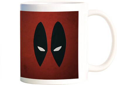 

Rangeele Inkers Deadpool Super Hero Minimals Ceramic Mug(300 ml), Multicolor