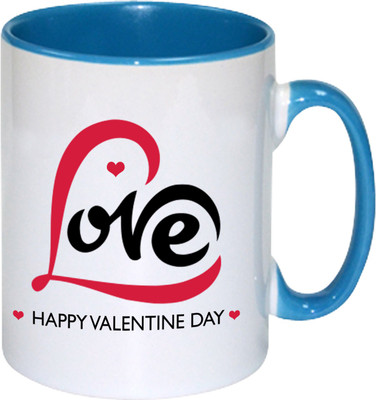 

Heyworlds love you valentine day gifts 017 Ceramic Mug(325 ml), Multicolor