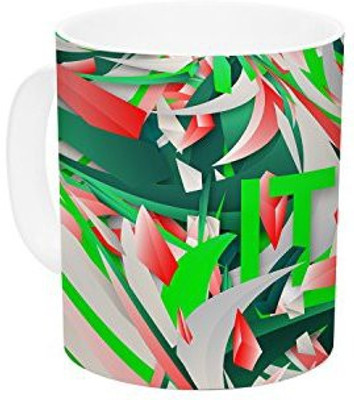

Kess InHouse InHouse Danny Ivan Italy World Cup Ceramic Coffee, 11 oz, Multicolor Ceramic Mug(60 ml)