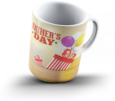 

Ucard Fathers Day476 Bone China, Ceramic, Porcelain Mug(325 ml), Multicolor