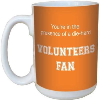 

Tree-Free Greetings Greetings lm44574 Volunteers College Football Fan Ceramic with Full-Sized Handle, 15-Ounce Ceramic Mug(60 ml), Multicolor