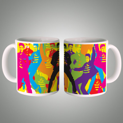

Posterboy Elvis Presley Pop Art Ceramic Mug(350 ml), Multicolor